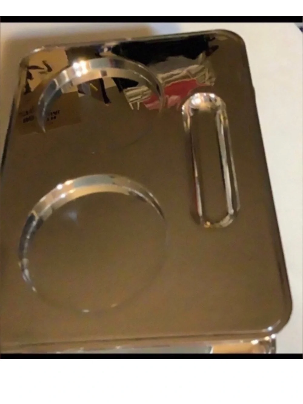 NEW Serious Skin Care Mirrored Vanity Stand Tray….Set of 3